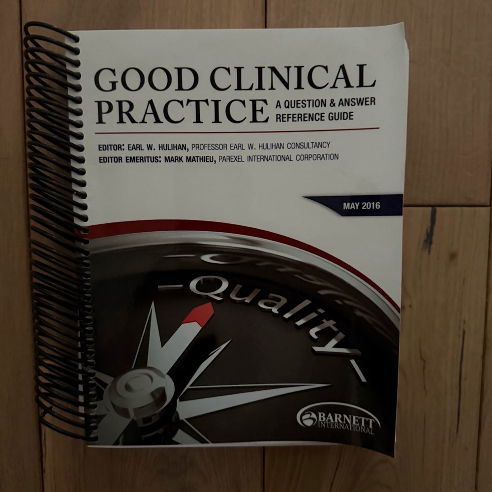 Barnett International Good Clinical Practice Reference Guide & Glossary